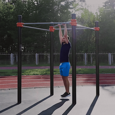 Рукоход с турниками - GIF-анимация 1